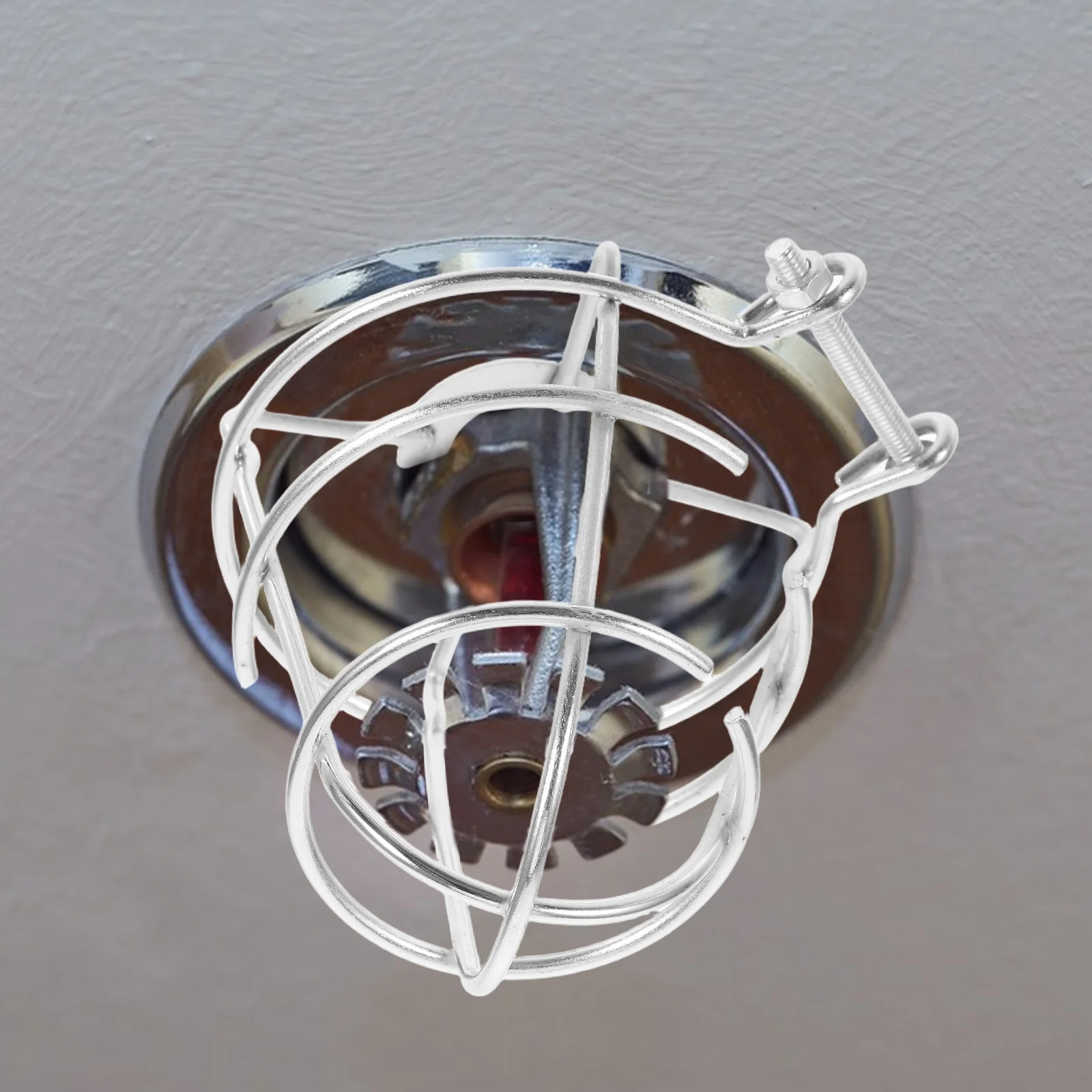 

Metal Fire Sprinkler Silver Finish for Flush Mount Residential Sprinklers Ceiling Drywall Mounted Fire Sprinkler Head