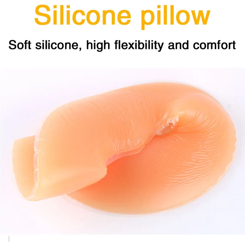 Oreiller de beauté en silicone en forme de U, coussin pour le visage, coussin pour le visage antidérapant, lit de massage, spa, produits de beauté, outils, sensuel