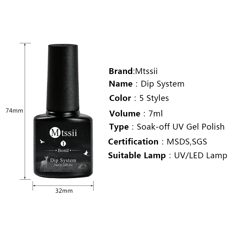 Mtssii 1/5 sztuk 7ml płynny System Kit zestaw z bazy, aktywatora, Top, szczotka do Saver przezroczyste do ozdabiania paznokci żel do Manicure polski