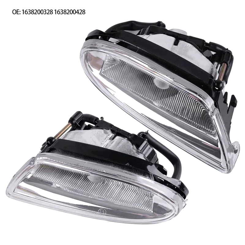 ベンツw163,ml320,ml350,ml430,ml500,ml55,1638200328, 1638200428用のカーサイドLEDデイタイムランニングライト