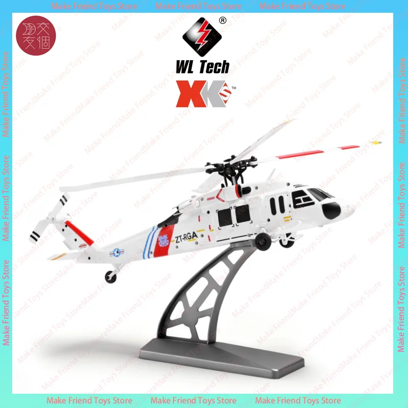 Wltoys K270 Black Hawk Uh-60l Rc Toy Helicopter 4-Rotor Flybarless 4ch Brushless Motor Optical Flow Altitude Hold Rc Helicopter