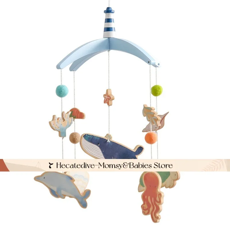 【Must Have】Baby Rattles & Mobiles educational toys Sea Animal mini decorations 0-12months unique toys baby things