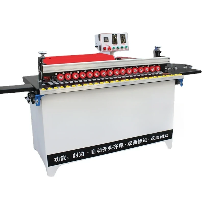 

DW802 Straight 150KG Full Automatic WoodBanding With Gluing,Trimming,Buffing And End Cutting