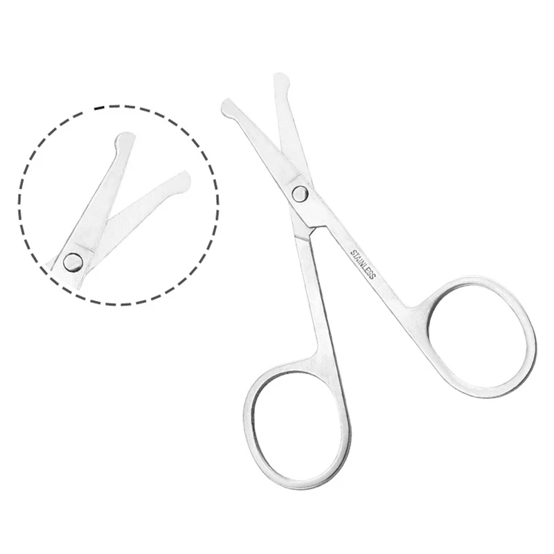 Eyebrow Scissor Eyelash Trimmer Nails Eyebrow Nose Hair Eyelash Cuticle Trimmer Manicure Scissor Stainless Makeup Beauty Scissor