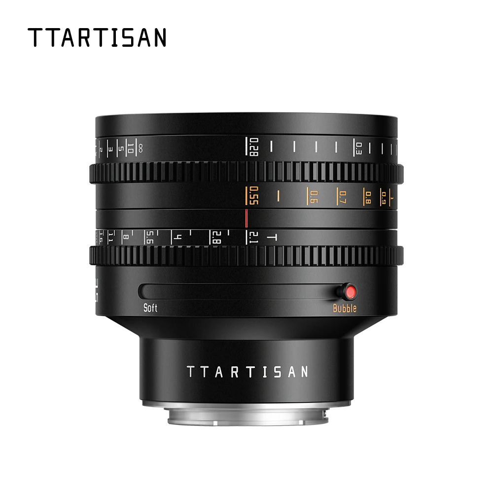 TTArtisan 35mm T2.1 Full Frame Dual Bokeh Cine Lens for Camera Photography with Sony E A7RIII Fuji XF Canon RF Nikon Z Lumix L - Image 2