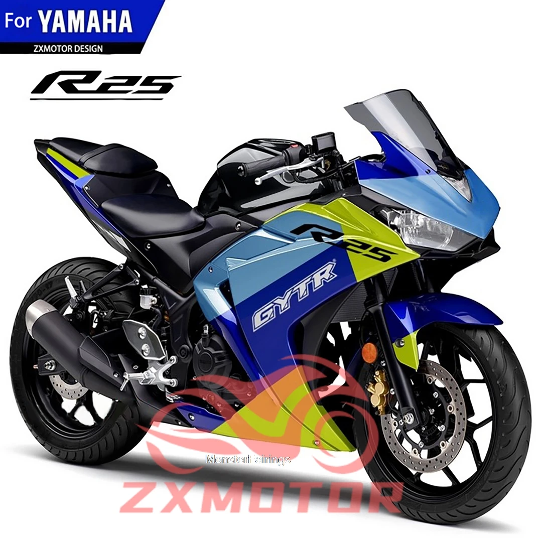 

Идеальный комплект обтекателей для YAMAHA YZF R3 R25 13 14 15 16 17 18 Обтекатели мотоциклов ABS Injection YZF-R3 2013 2014 2015-2018