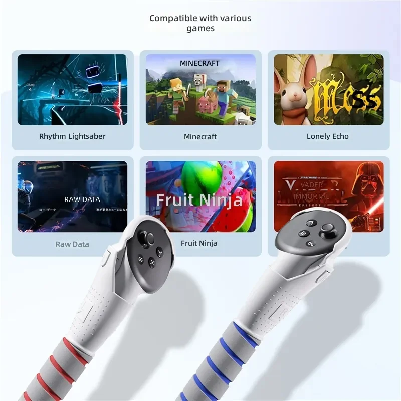 for Meta Quest 3 3S Extended Gamepad Controller Accessories