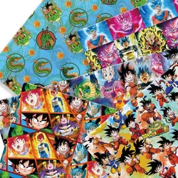 Dragon Ball Anime urządzenia peryferyjne tkanina 140*50cm DIY szycie Patchwork pikowanie sukienka dziecięca tkanina z nadrukiem tkanina do szycia dzieci