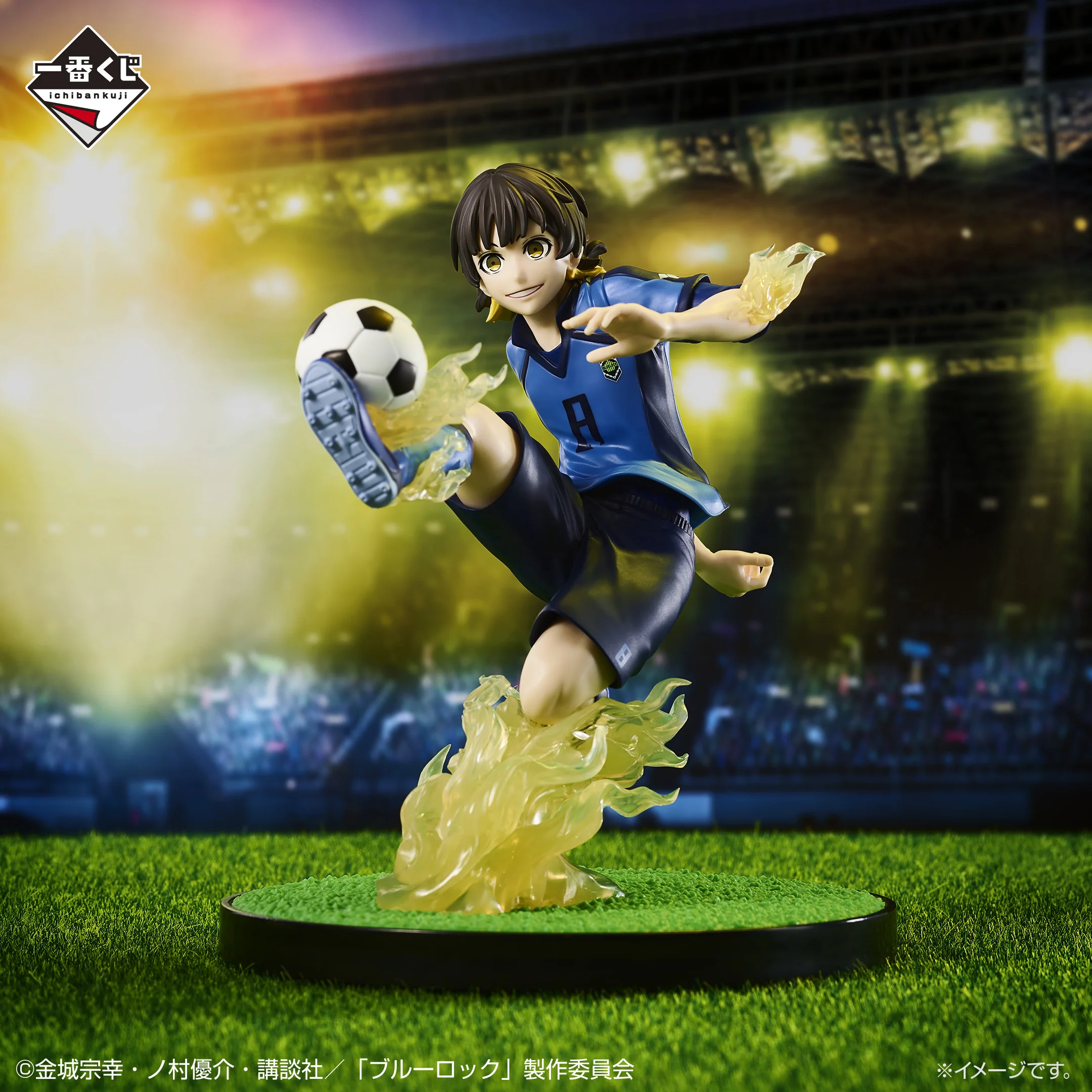 Bandai Ichiban Kuji Original BLUE LOCK Bachira Meguru Rin Itoshi Itoshi Sae Oliver Aiku Anime Figure PVC Collectible Model Gift