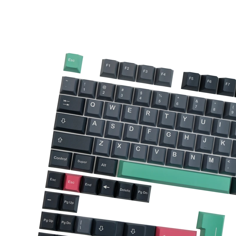 Imagem -02 - Gmk Modern Dolch Keycaps Cherry Profile Keycap Dye Sublimation Iso Digite 3u 7u Barra de Espaço Pbt 1.75u 2u 142 Chaves por Conjunto