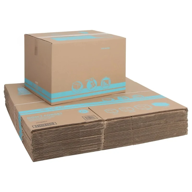 Pen+Gear Extra Large Recycled Moving Boxes, 26 in. L x 18 in. W x 18 in. H, Kraft, 25 Count