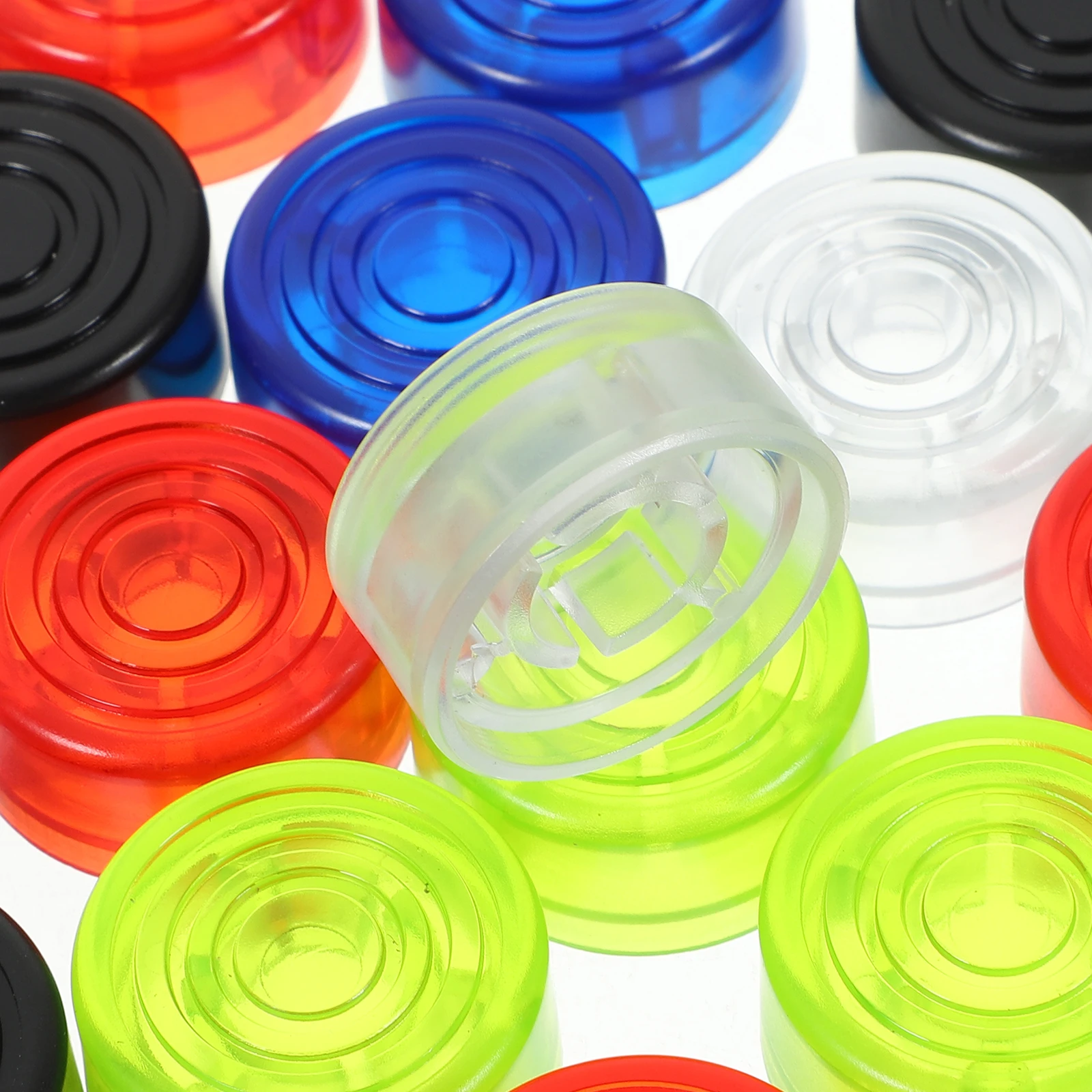 

20 Pcs Electric Guitar Pedal Footswitch Caps Plastic Replacement Buttons for Effects Pedals Easy Install Red