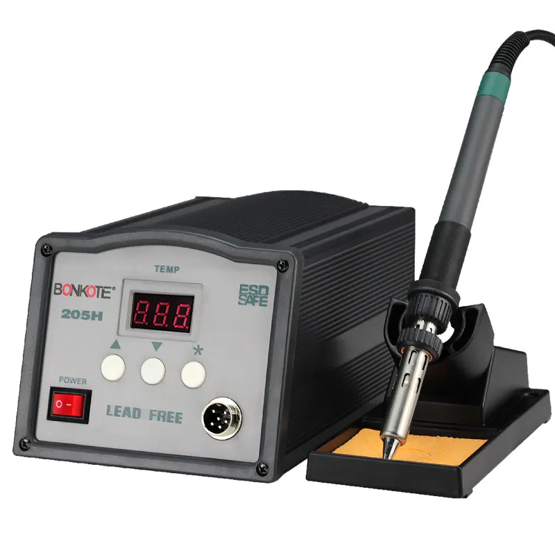 

90W high-frequency eddy current welding table, digital display adjustable constant temperature high-power soldering iron