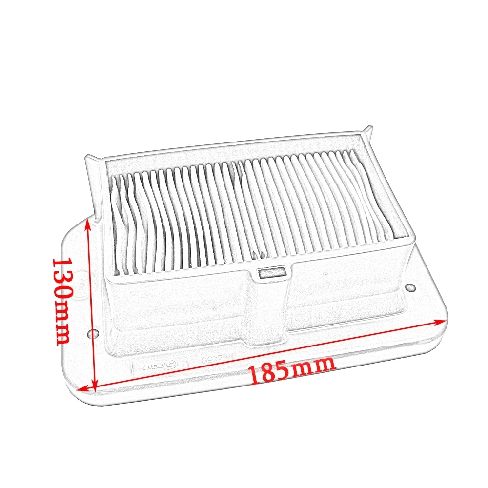 دراجة نارية استبدال محرك مدخل هواء منظف المرشّح 300cc عنصر فلتر الهواء ل Hyosung GV300S GV 300 S QH300-A بوبر