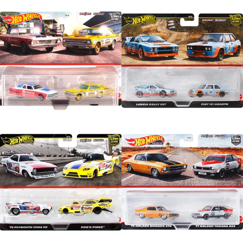 

Hot Wheels Original Car Culture 2 Pack Nissan Static Diecast Car Models Hbl96 Collectible Creative Toys Boys Hobby Holiday Gift