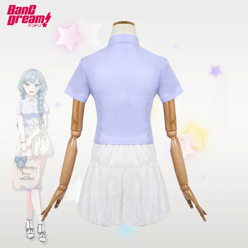 BanG Dream! Sakiko Togawa Cosplay Costume Ave Mujica Sakiko Togawa Cosplay Top Skirt Outfit Stage Performance Halloween Clothes