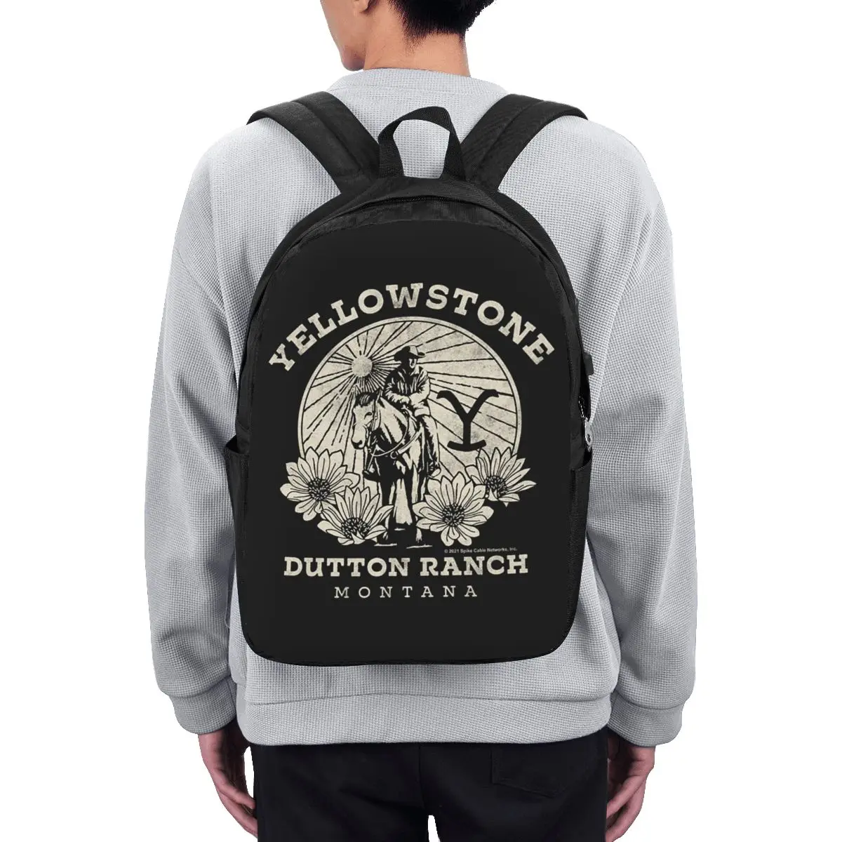 Yellowstone Dutton Ranch Backpack Travel Notebook Bag Computer College Student School Bag Laptop Shoulder Bags for Men Women