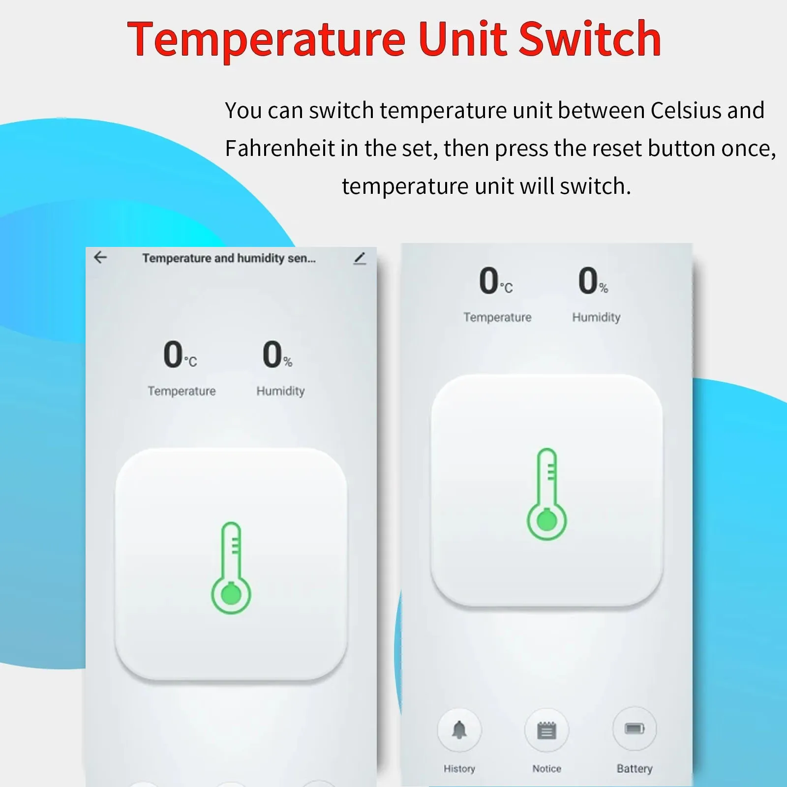 Sensor Inteligente de Temperatura y Humedad Zigbee 3.0, Termómetro e Higrómetro Inteligente con Alarma Remota en Tiempo Real para Tuya 2MQTT Alexa Google
