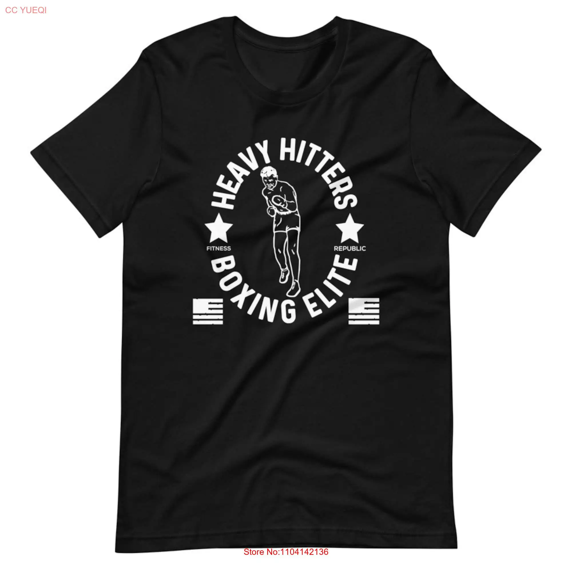 HEAVY HITTERS Boxing Club Premium Fit T Shirt Fitness Republic long or short sleeves