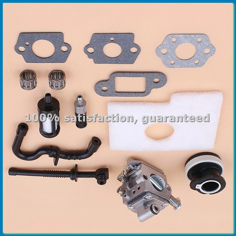 

Комплект прокладок карбюратора, впускного коллектора, подшипников и топливных шлангов для MS180 MS170 MS 180 018 017-A10G