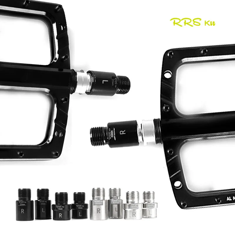 Rrskit-espaciadores de extensión de Pedal de bicicleta, accesorios de manivela de eje, 16Mm, 20Mm, R66E