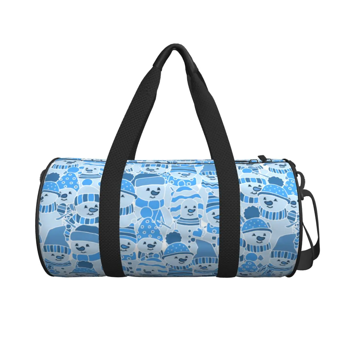 

Travel Bag Snowmen Gym Bag Christmas Santa Oxford Sports Bags Large Yoga Pattern Handbag Graphic Fitness Bag For Men Women