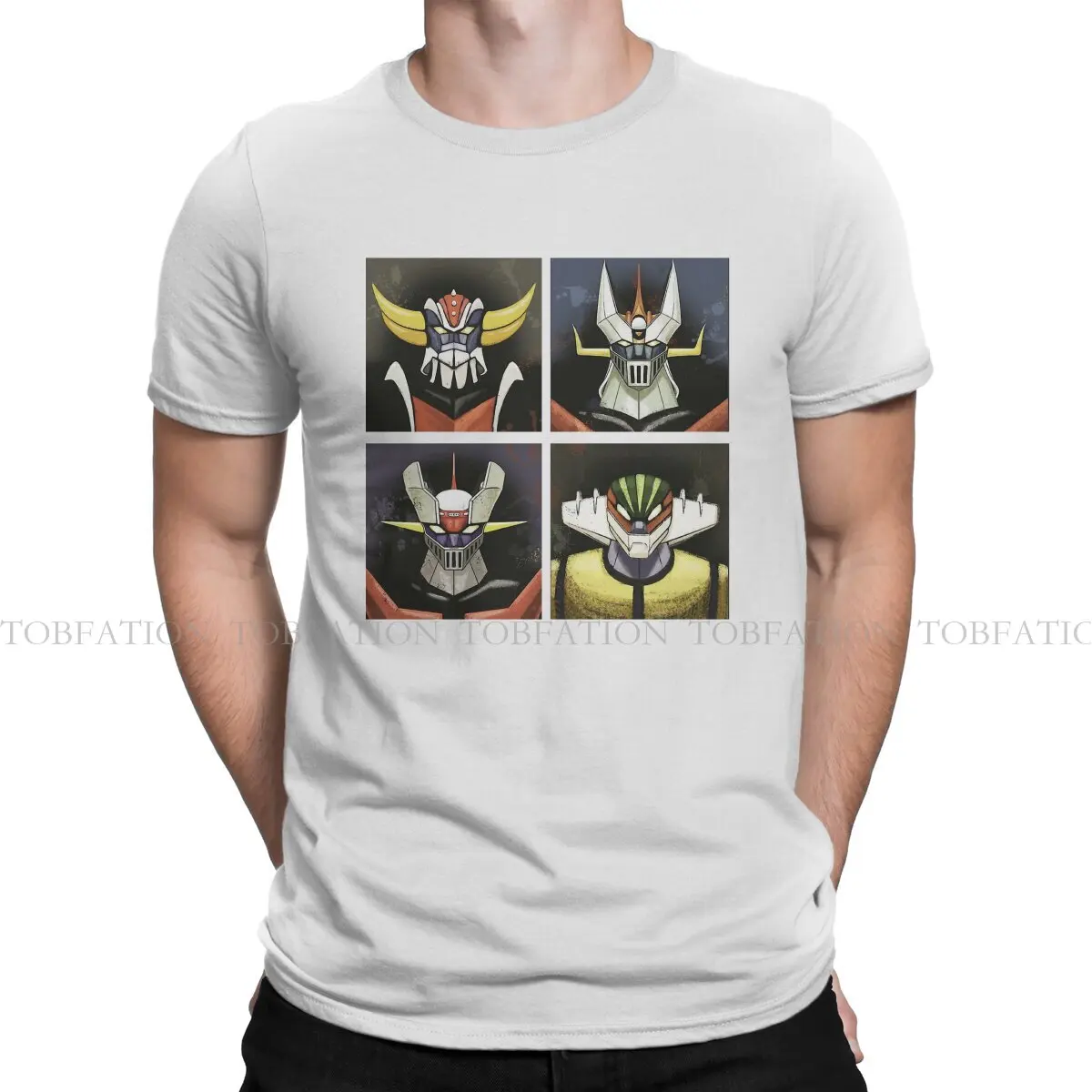 Anime UFO Robot Grendizer Actarus Go Nagai Tribute T Shirt Grunge Men's Tees Summer Cotton Clothing Harajuku O-Neck TShirt