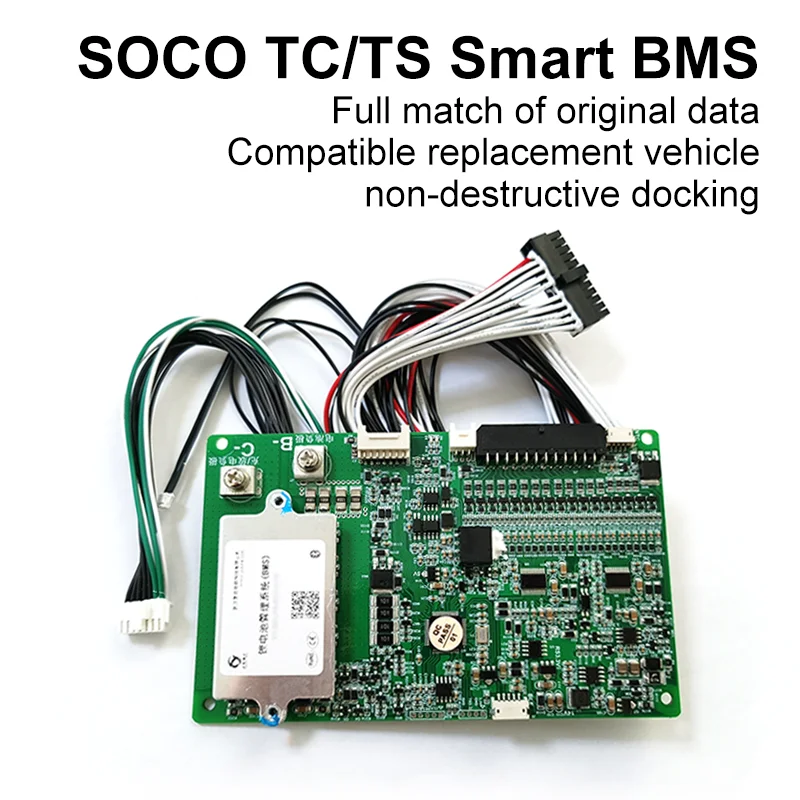 Dla SOCO CU DU TC TS Oryginalny BMS 17S 50A Smart Board Akumulator do motocykli elektrycznych Obsługa aplikacji Bluetooth