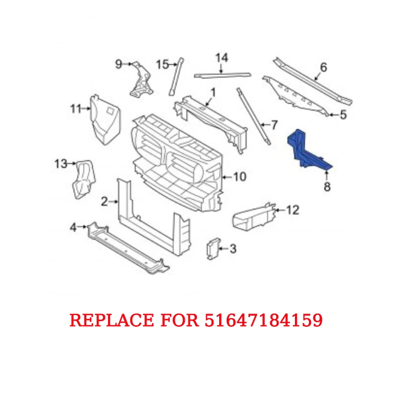 Headlight Bracket Frame For BMW F01 F02 F04 2009 2010 2011 2012 2013 2014 2015 Left Right Side head light holder Accessories
