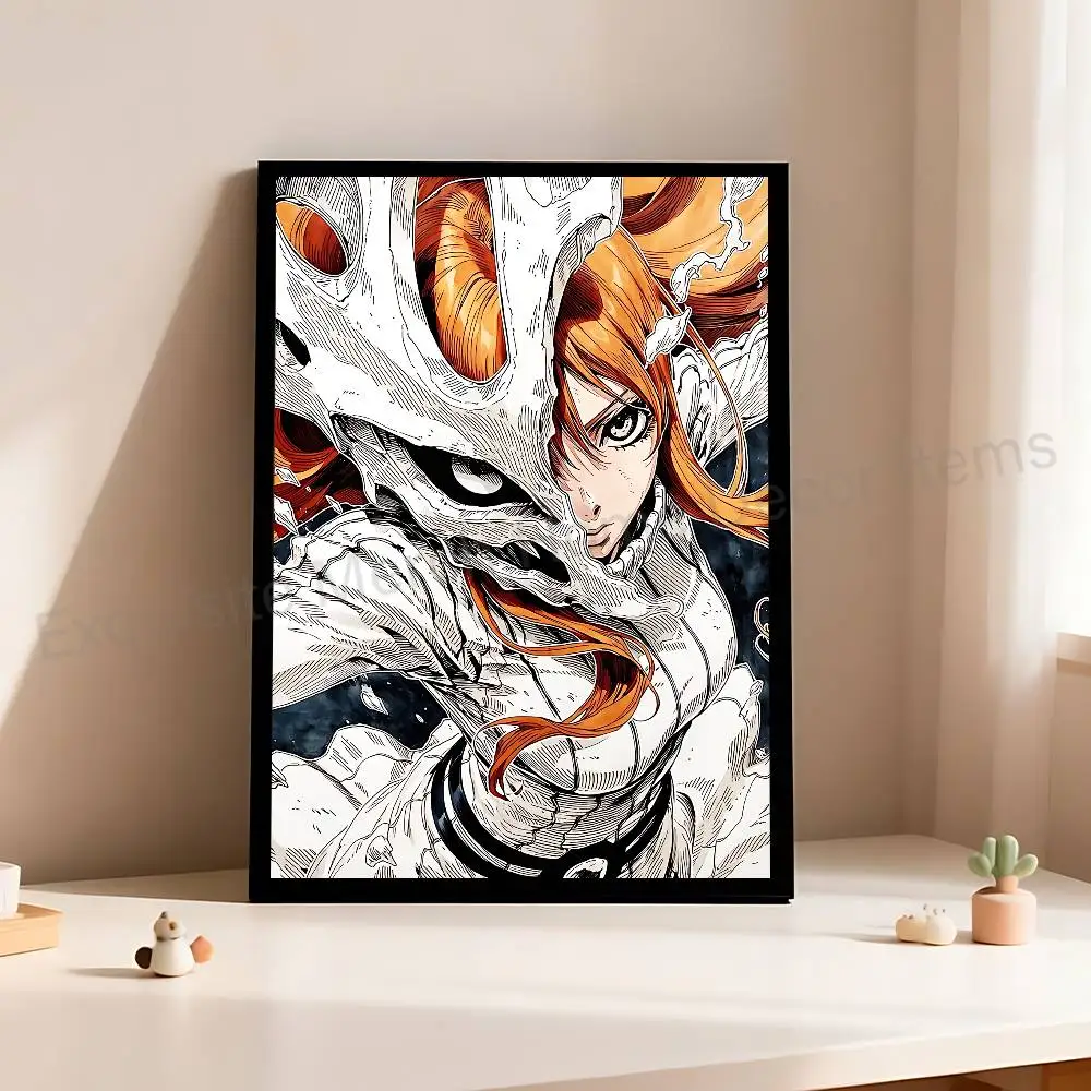 T-Thousand-Year Blood War Orihime Inoue Trendy INS Style Poster Sticker Fashion Aesthetic Art Print for Dorm Home Wall