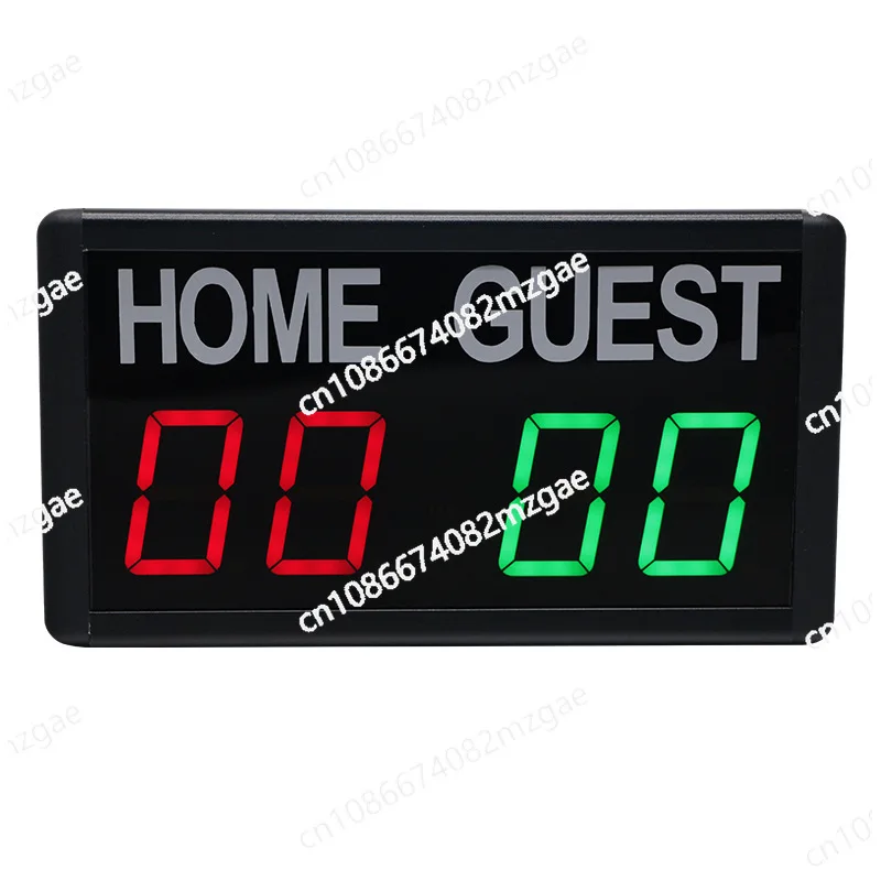 Portable Electronic Basketball Scoreboard with Remote, Small Digital Scorekeeper for Home and Away Team Scores