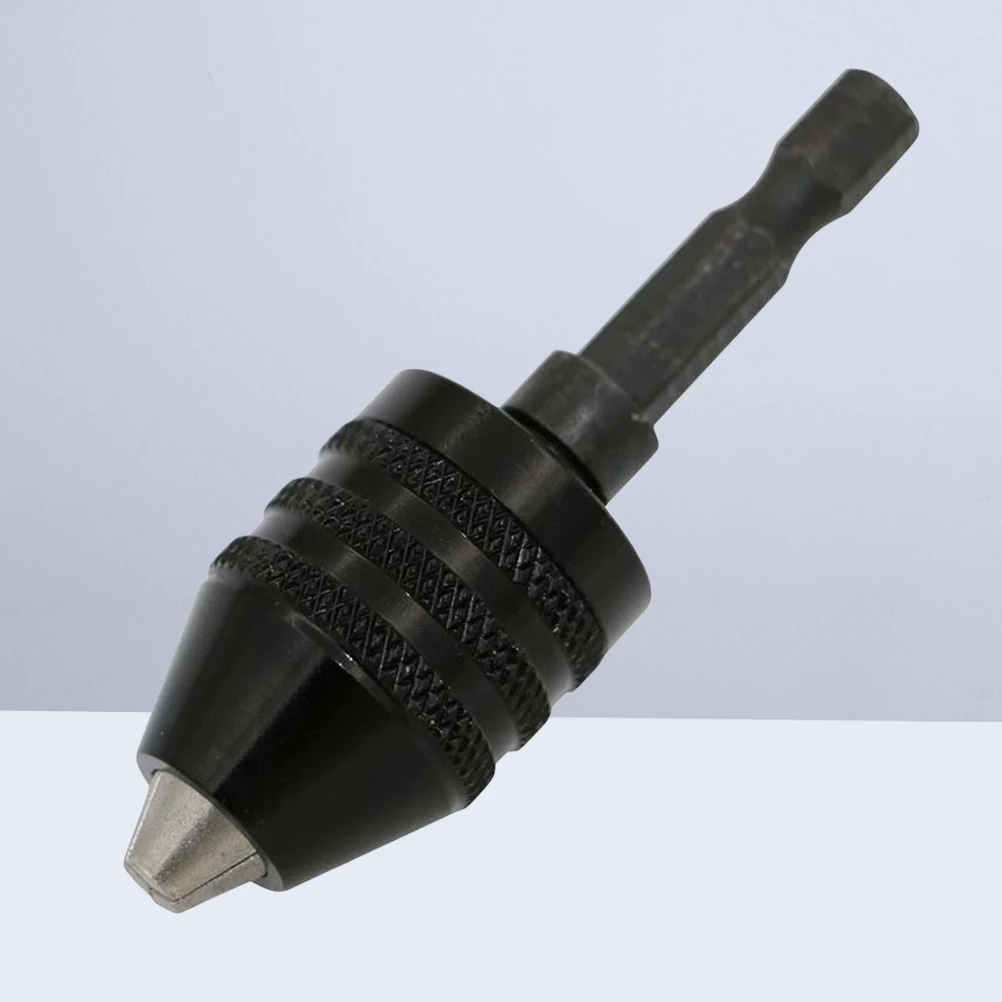 

Keyless Mini Drill Chuck Drilling Adapter Converter Self-lock Adaptor to Hold 0.3-8mm Drill Bits Converter Power Hand Drill Bit