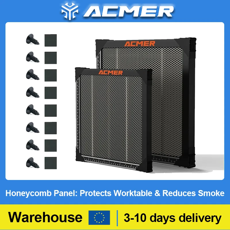 

ACMER Honeycomb Bed Universal Working Table Desktop Protection Fixing Material for Laser Engraver Machine 400*400mm 500*500mm