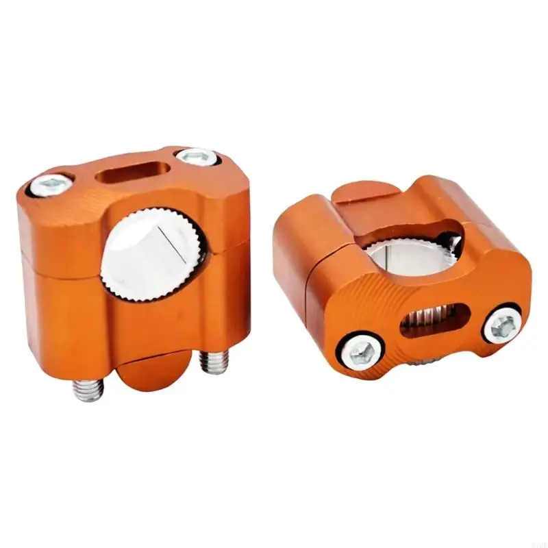 M76E Paar Motorrad-Lenkerklemmen aus bearbeitetem Aluminium, 7/8 Zoll bis 1-1/8 Zoll Stangenmontage mit 20 mm Hub für – Detail 5