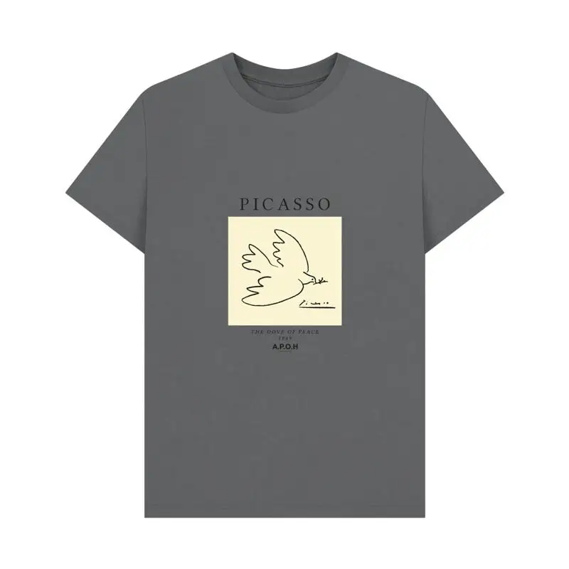 PREMIUM OFFICIAL Picasso Dove Charcoal T shirt