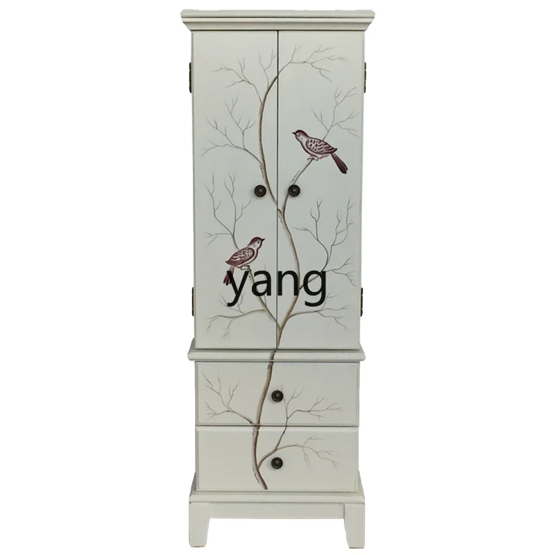 

XYY jewelry box, bedroom jewelry cabinet, eight-bucket storage, standing dressing cabinet, old