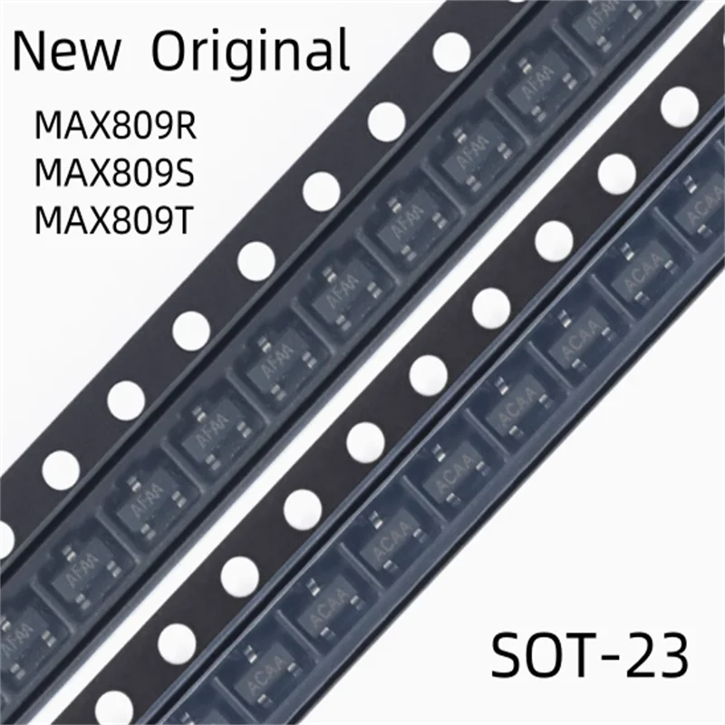 XKSS 10PCS New Original MAX809R/MAX809S/MAX809T SOT-23 Microprocessor Voltage Detection Reset Chip