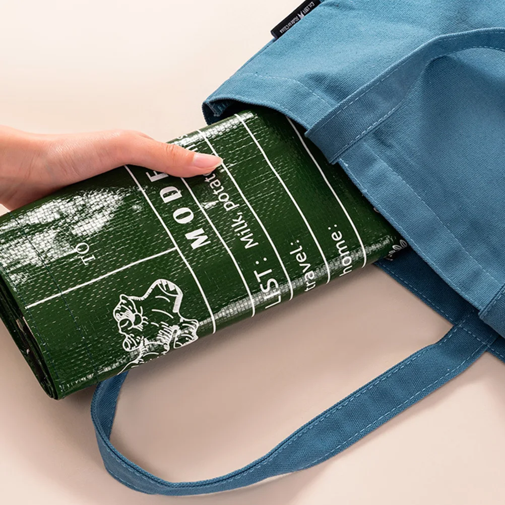 

Stylish Large Capacity Shopping For Women Nylon Tote Lightweight Storage Carrier Bag Multifunctional Daily Outdoor Pouch
