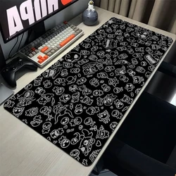 Isaac Xxl 마우스 패드 게이머 미끄럼 방지 매트 Mausepad 컴퓨터 액세서리 데스크 매트 게임 키보드 마우스 패드 매트 Pc 바인딩