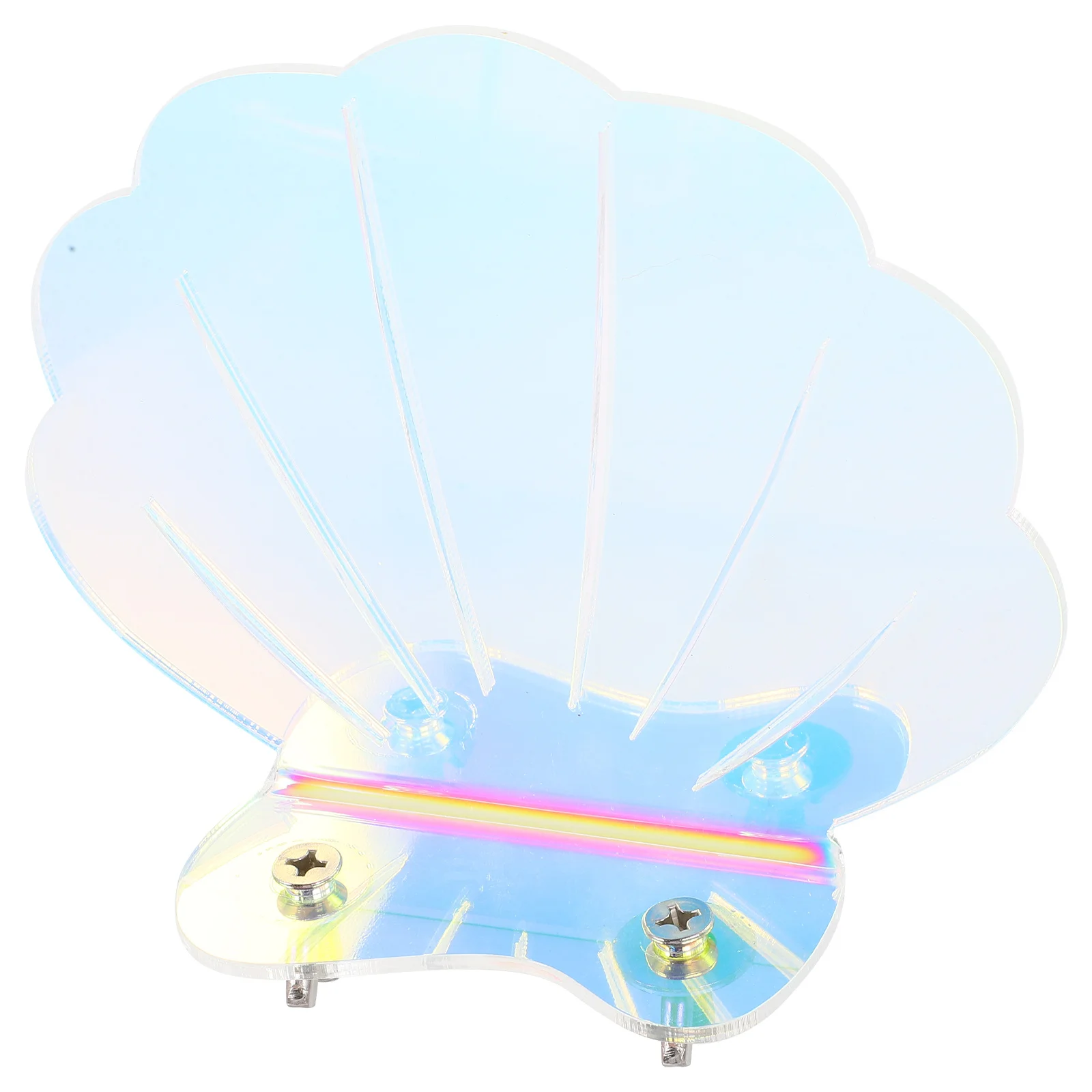 

Shell Shape Acrylic Bird Perch Stand Parrot Platform for Cage Exercise Training and Rest Parrot Perch Stand Bird Platform