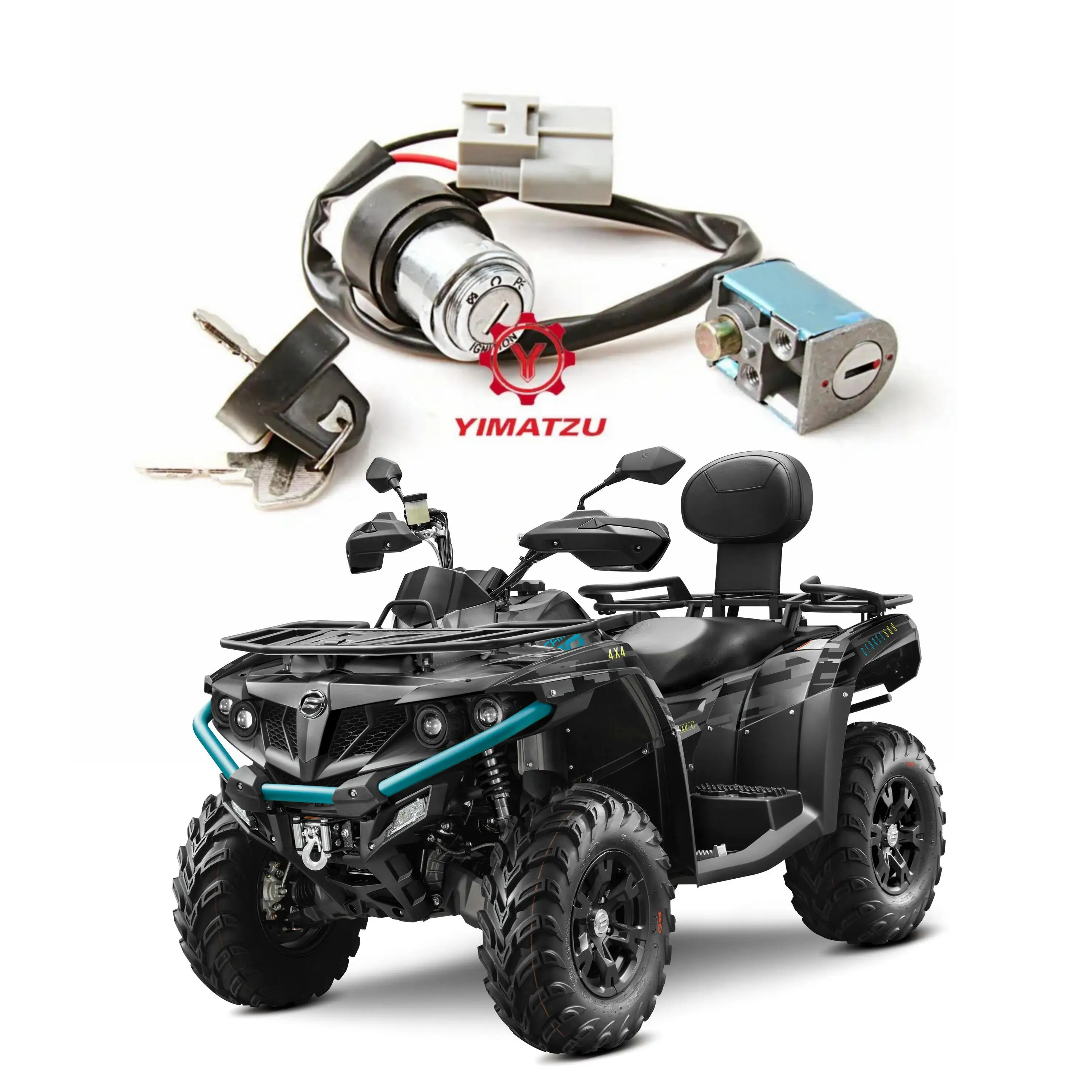 Yimatzu części ATV zestaw do zamka dla CFmoto CFORCE550 600 X550, Quad ATV 9CR6-010100-20000