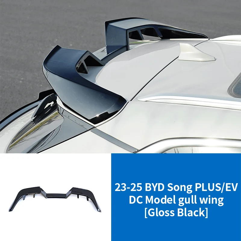 

For BYD Song Plus Sealion 06 EV DMI 2023 2024 2025 Car Trunk Tail Rear Wing Spoiler Material Sports Ducktail Wing Auto Body Kit