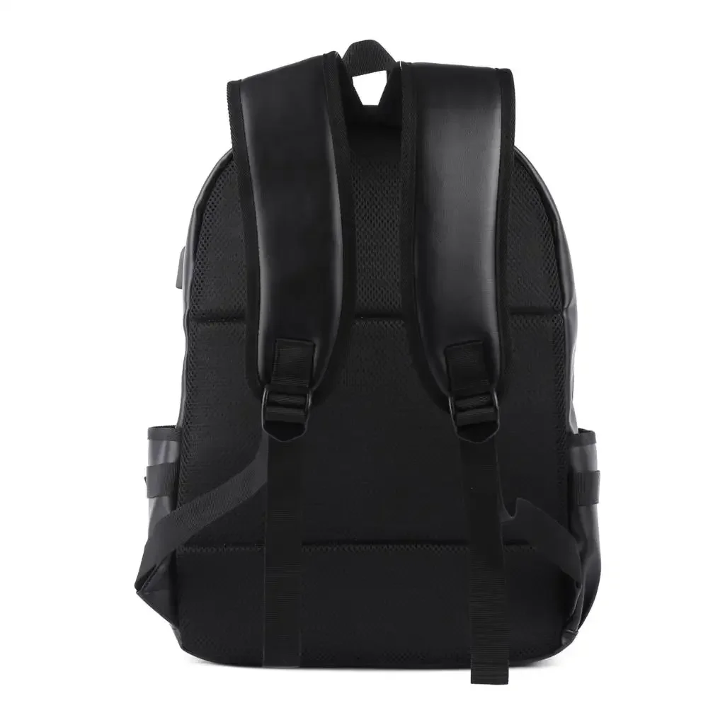 Mochila De Cuero PU para hombre, morral informal de viaje, resistente al agua, para estudiantes, morral escolar para adolescentes, a la moda, novedad