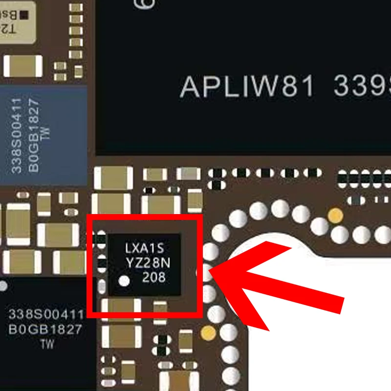 5Pcs LXA1S U1401 STLNXA1L9YZ2 LXA1SYZ28N Lynx Logic EEPROM IC For iPhone XS XSMax XR SE2020 11 11Pro 11ProMax BGA Chip Chipset