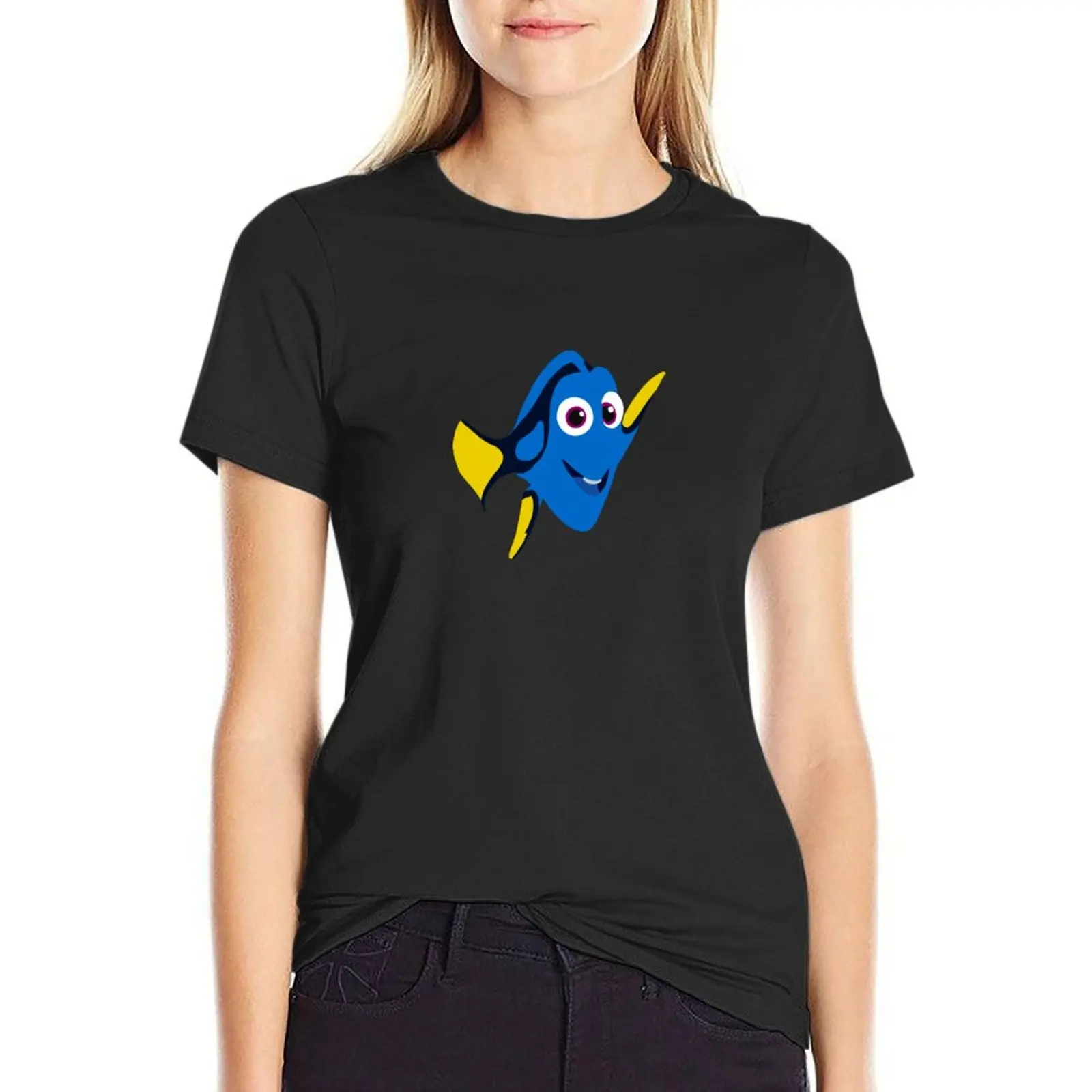 

dory T-shirt funny summer clothes t-shirts for Women loose fit