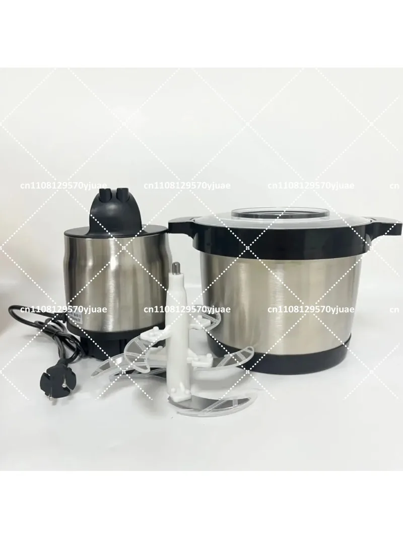 

Stainless Steel Cassava Plantain Yam Pounding Machine, 6L Fufu Maker for African Kitchen
