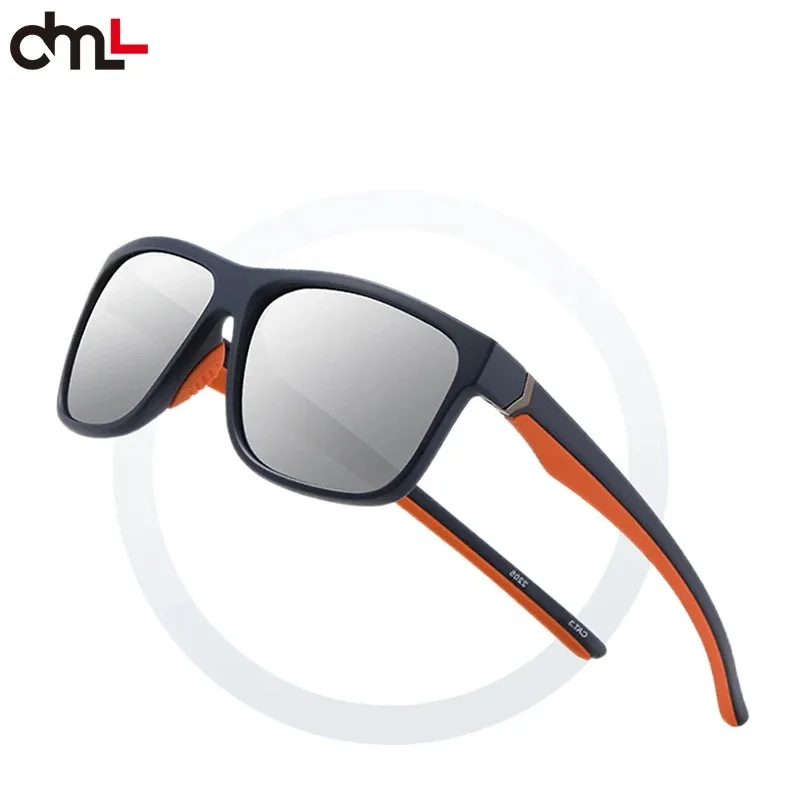 

DML New Brand Fashion Women Men Sunglasses TR90 Color Polarized Sunglasses Bicycle Riding Sports Outdoor Windproof Road Glasses