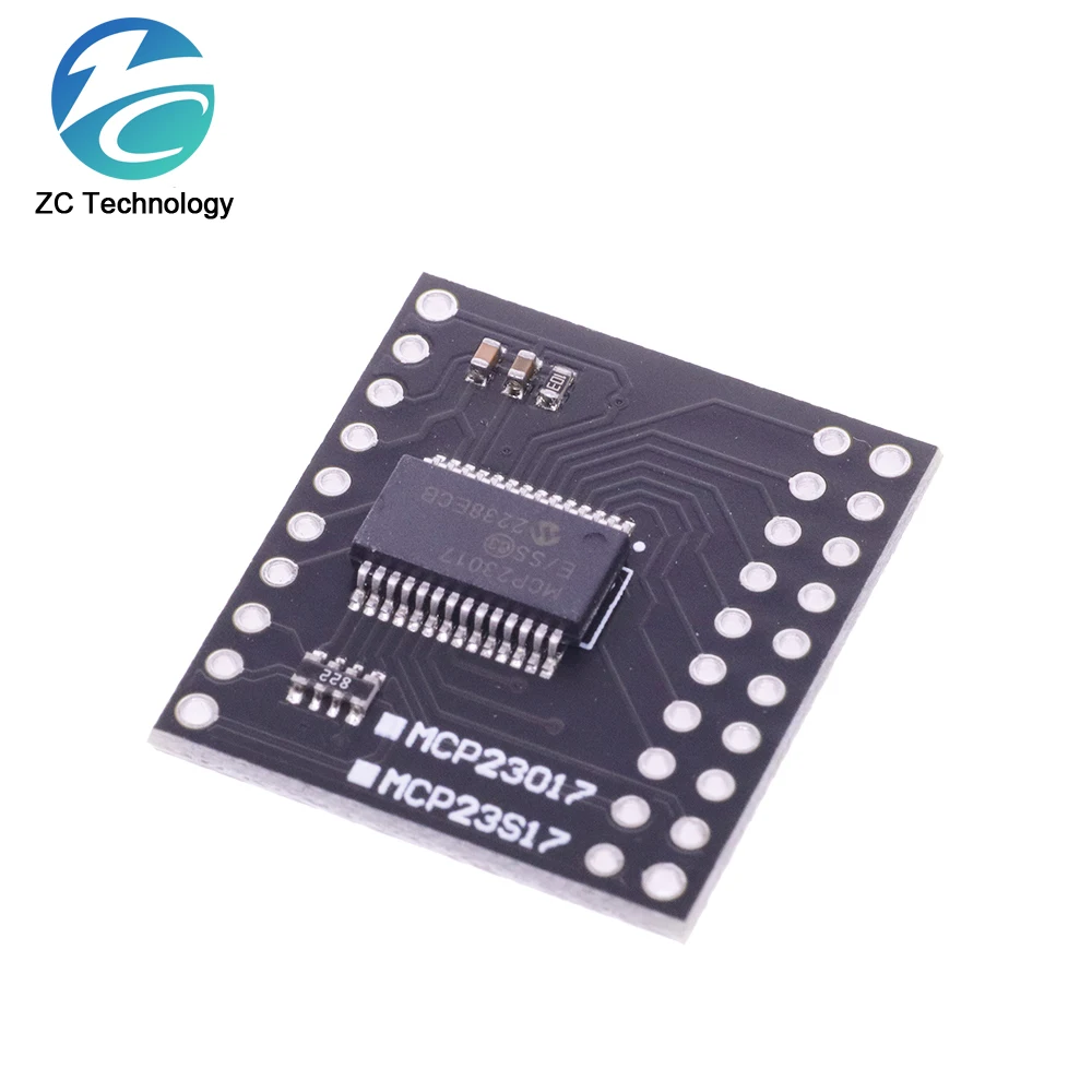 MCP23017-E/SS IIC I2C SPI MCP23S17 Bidirectional 16-Bit I/O Expander Pins 10Mhz For Arduino Serial Interface Module MCP23017