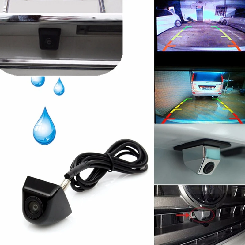 Vehicle Rear View Camera Metal Body Car Reverse Camera 170 Degree Auto Parking Backup Camera