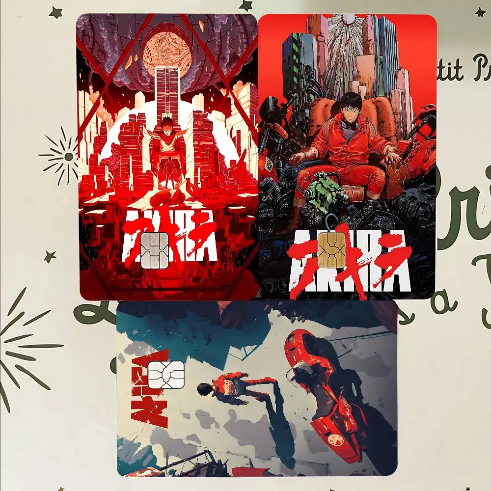 اليابان الكرتون A-akira أنيمي أنيمي ملصق فيلم غطاء الجلد لبطاقة الائتمان بطاقة الخصم البنك الجبهة
